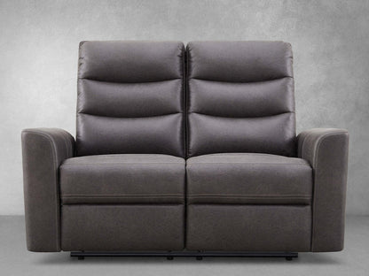 Bentley Fabric Manual Reclining Loveseat - Gray - Abbyson - Living Room
