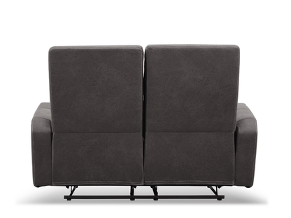 Bentley Fabric Manual Reclining Loveseat - Gray - Abbyson - Living Room