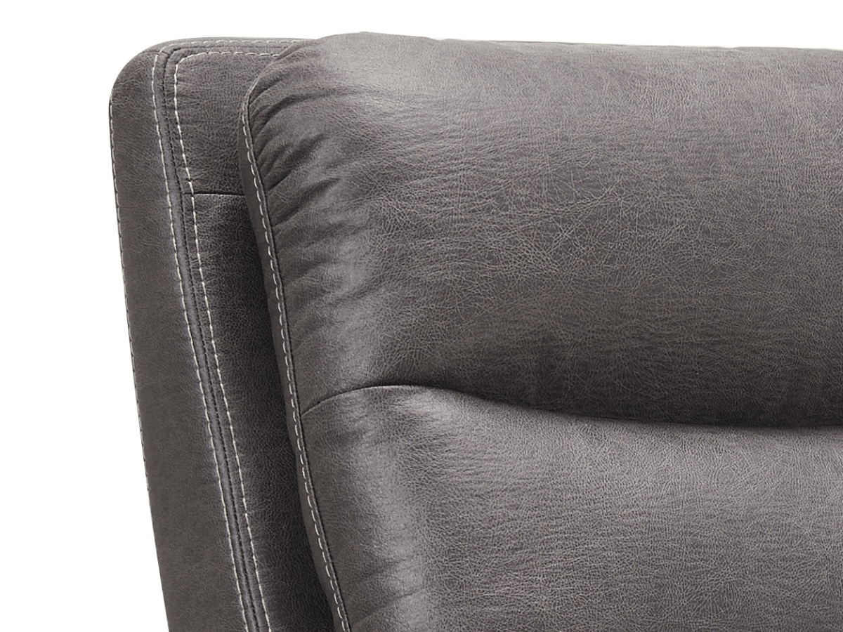 Bentley Fabric Manual Reclining Sofa - Gray - Abbyson - Living Room