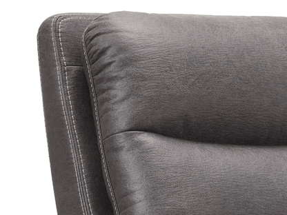 Bentley Fabric Manual Reclining Sofa - Gray - Abbyson - Living Room