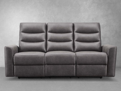 Bentley Fabric Manual Reclining Sofa - Gray - Abbyson - Living Room