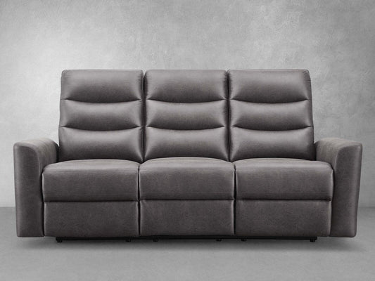 Bentley Fabric Manual Reclining Sofa - Gray - Abbyson - Living Room