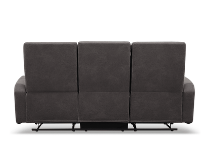 Bentley Fabric Manual Reclining Sofa - Gray - Abbyson - Living Room