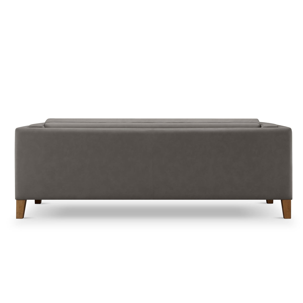 Boyd Top Grain Leather Sofa - Gray - Abbyson - Living Room