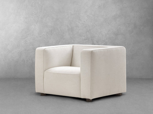 Brady Fabric Chair - Cream - Abbyson - Living Room