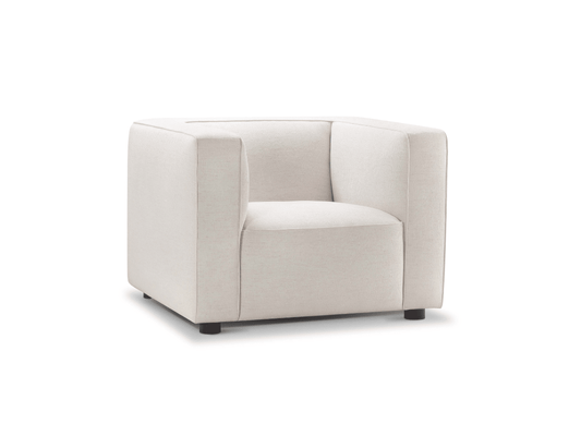 Brady Fabric Chair - Cream - Abbyson - Living Room
