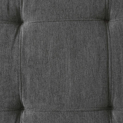 Brentwood 3-pc Fabric Modular Sectional - Dark Gray (No Ottoman) - Abbyson - Living Room