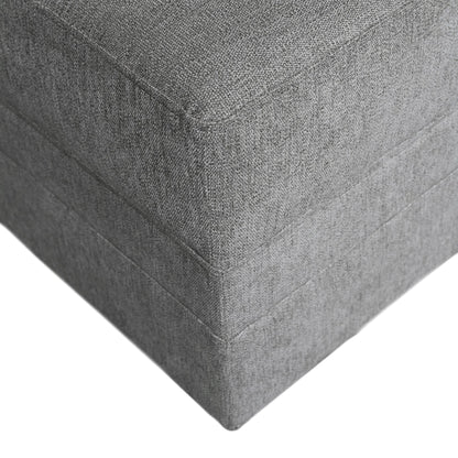 Brentwood 3-pc Fabric Modular Sectional - Gray (No Ottoman) - Abbyson - Living Room
