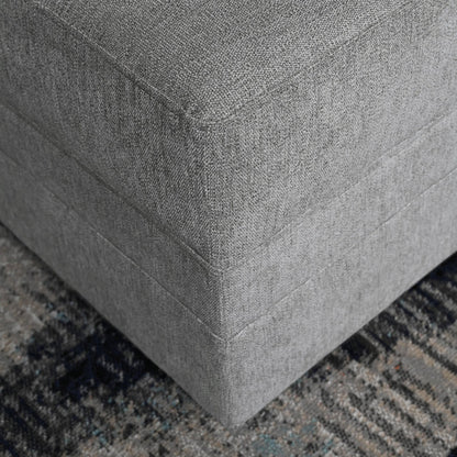 Brentwood 3-pc Fabric Modular Sectional - Gray (No Ottoman) - Abbyson - Living Room