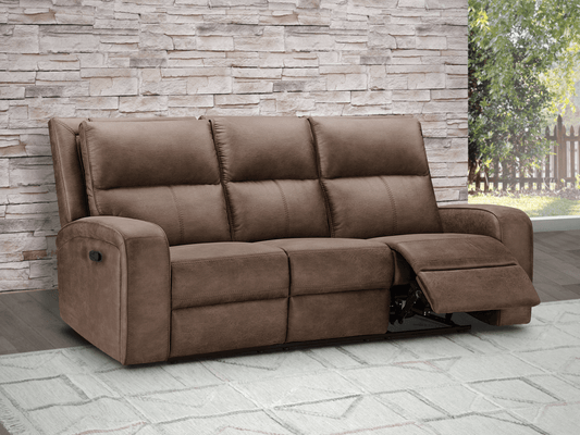 Bryce® Fabric Manual Reclining Sofa - Abbyson - Living Room