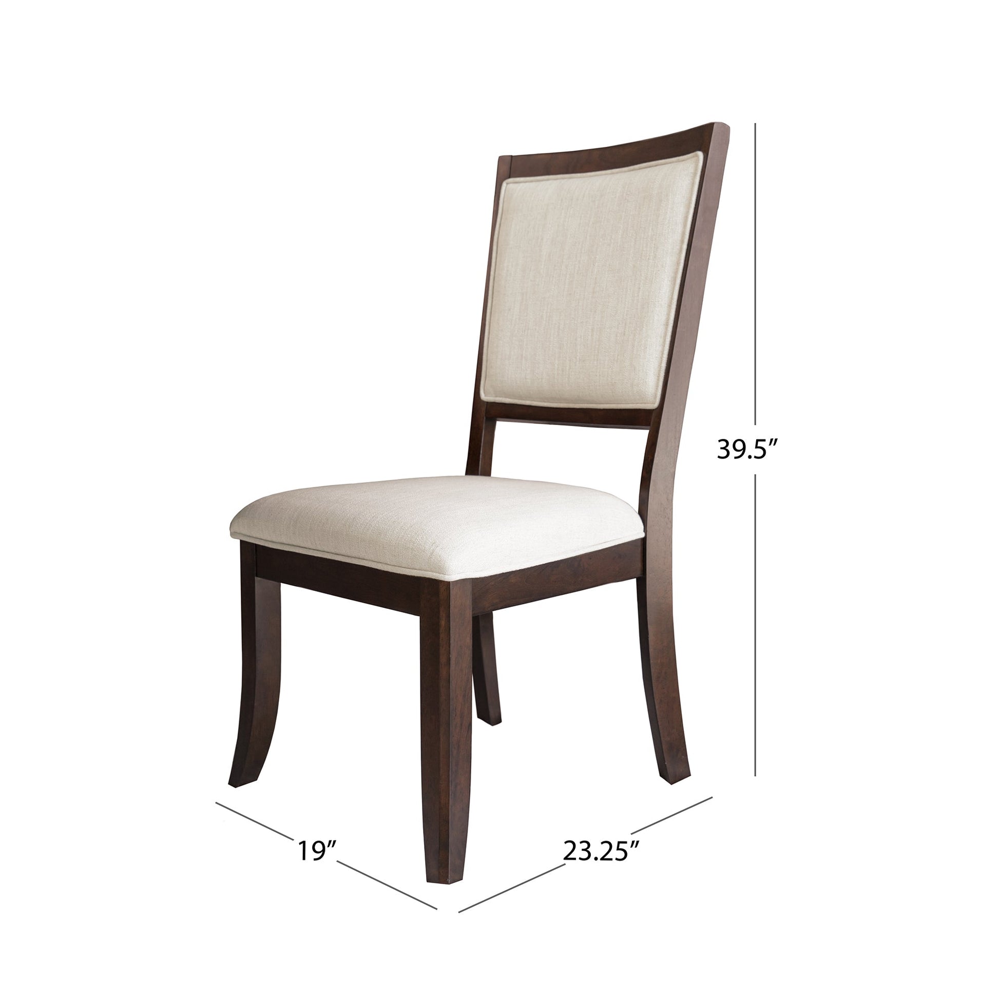 Cadence Dining Chair (Set of 2) - Brown - Abbyson - Dining Room