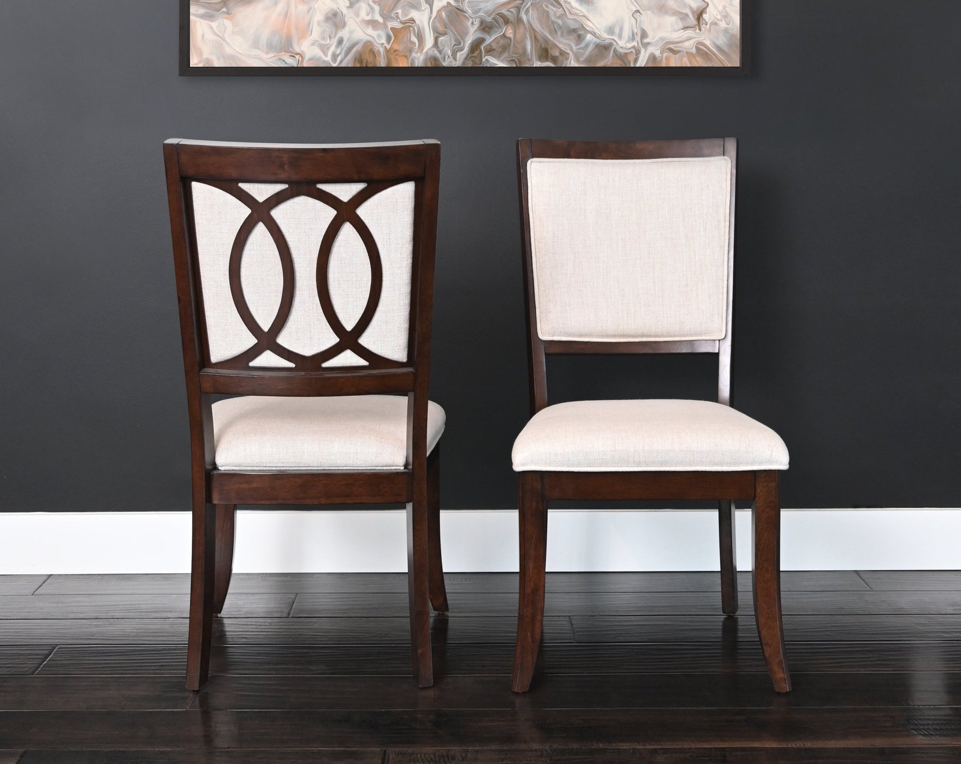 Cadence Dining Chair (Set of 2) - Brown - Abbyson - Dining Room