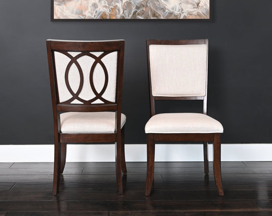 Cadence Dining Chair (Set of 2) - Brown - Abbyson - Dining Room