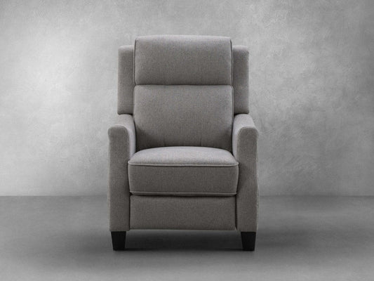 Calvin Fabric Tufted Push-Back Recliner - Gray - Abbyson - Living Room