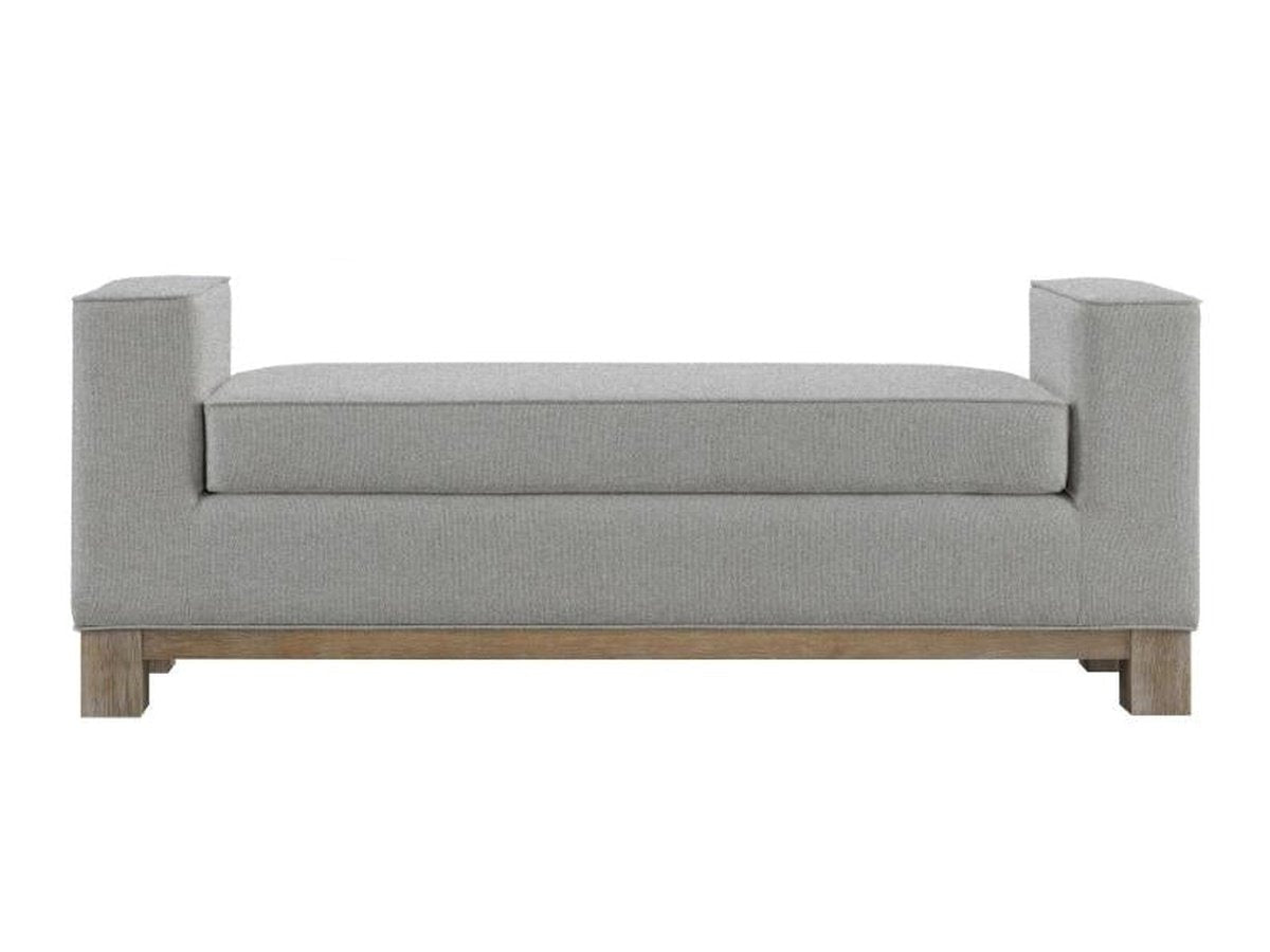 Eleanor Bench - Gray - Queen - Abbyson - Bedroom