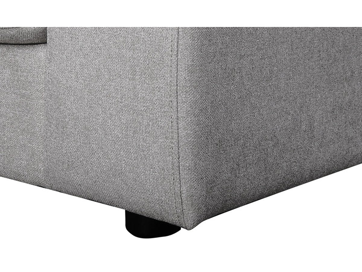 Elliot Fabric Chair - Light Gray - Abbyson - Living Room