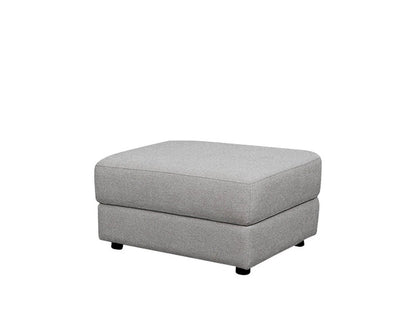 Elliot Fabric Ottoman - Light Gray - Abbyson - Living Room