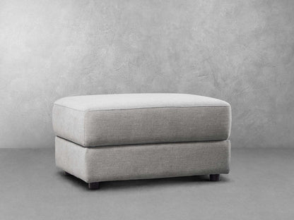 Elliot Fabric Ottoman - Light Gray - Abbyson - Living Room