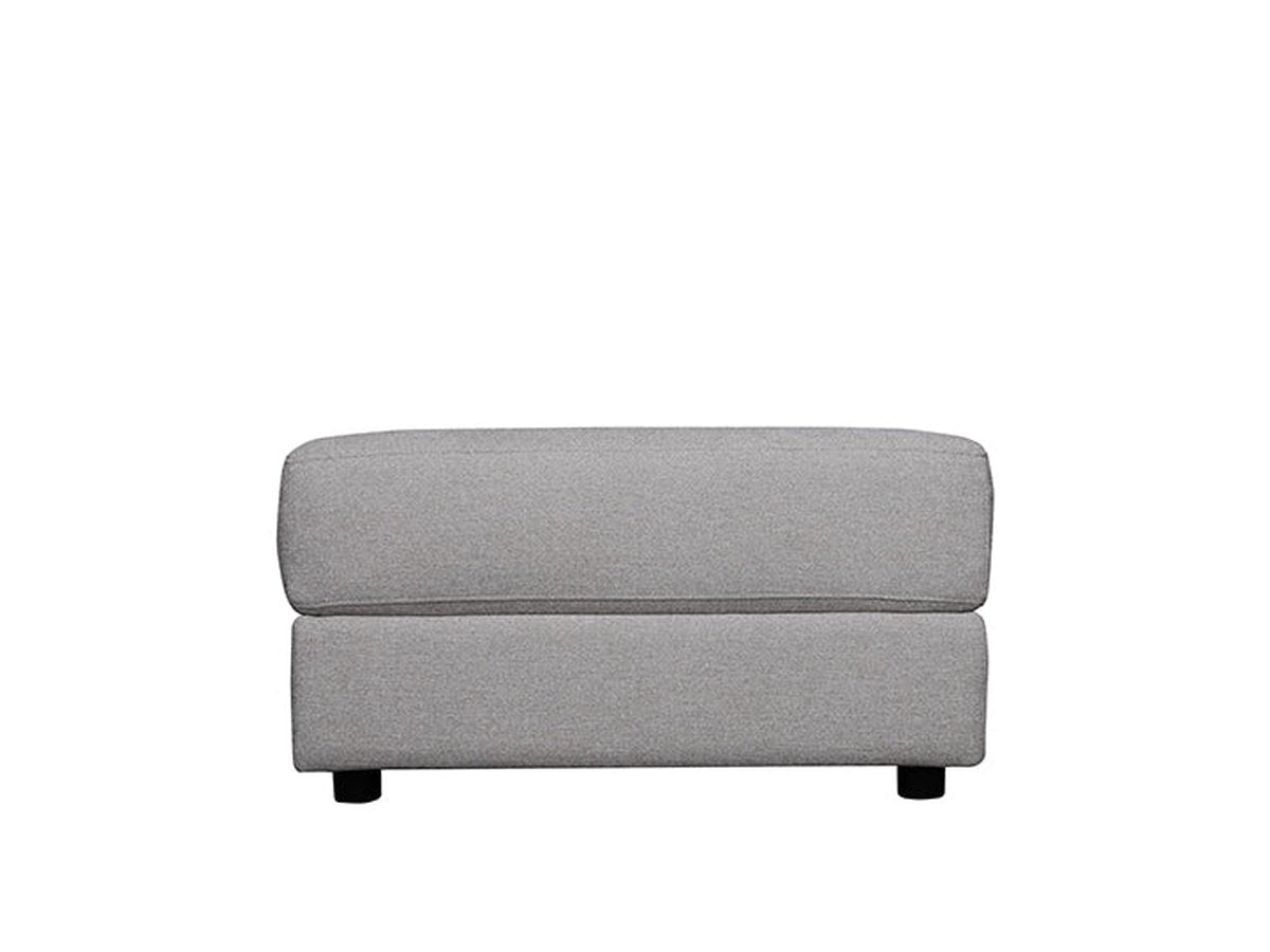 Elliot Fabric Ottoman - Light Gray - Abbyson - Living Room