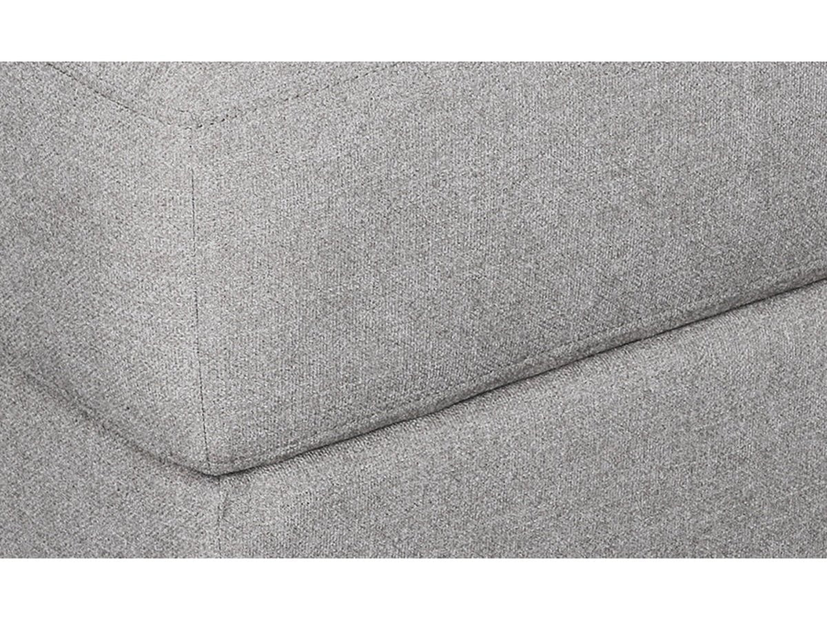 Elliot Fabric Ottoman - Light Gray - Abbyson - Living Room