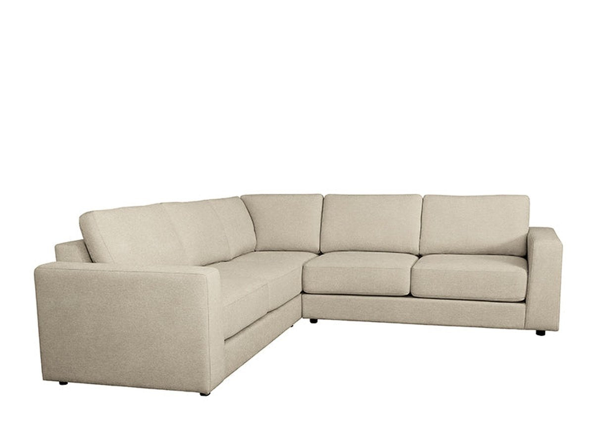 Elliot Fabric Sectional - Beige - Abbyson - Living Room