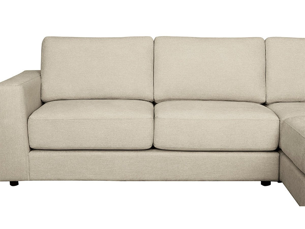 Elliot Fabric Sectional - Beige - Abbyson - Living Room
