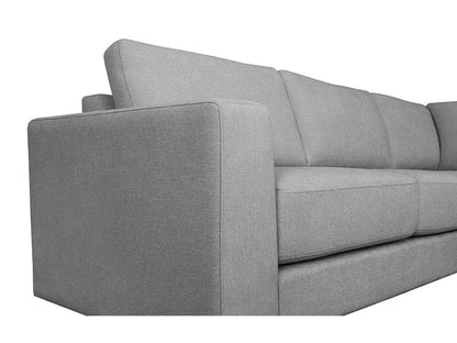 Elliot Fabric Sectional - Light Gray - Abbyson - Living Room