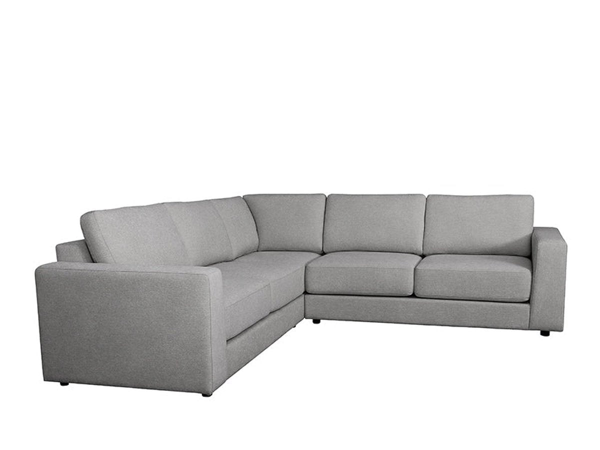 Elliot Fabric Sectional - Light Gray - Abbyson - Living Room