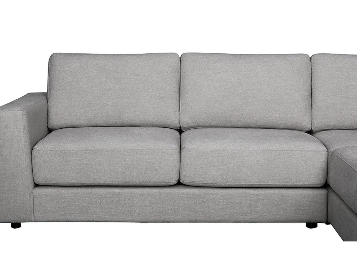 Elliot Fabric Sectional - Light Gray - Abbyson - Living Room