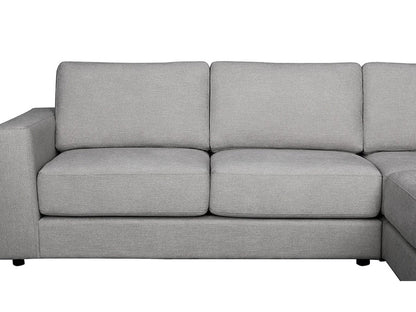 Elliot Fabric Sectional - Light Gray - Abbyson - Living Room
