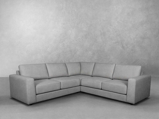 Elliot Fabric Sectional - Light Gray - Abbyson - Living Room