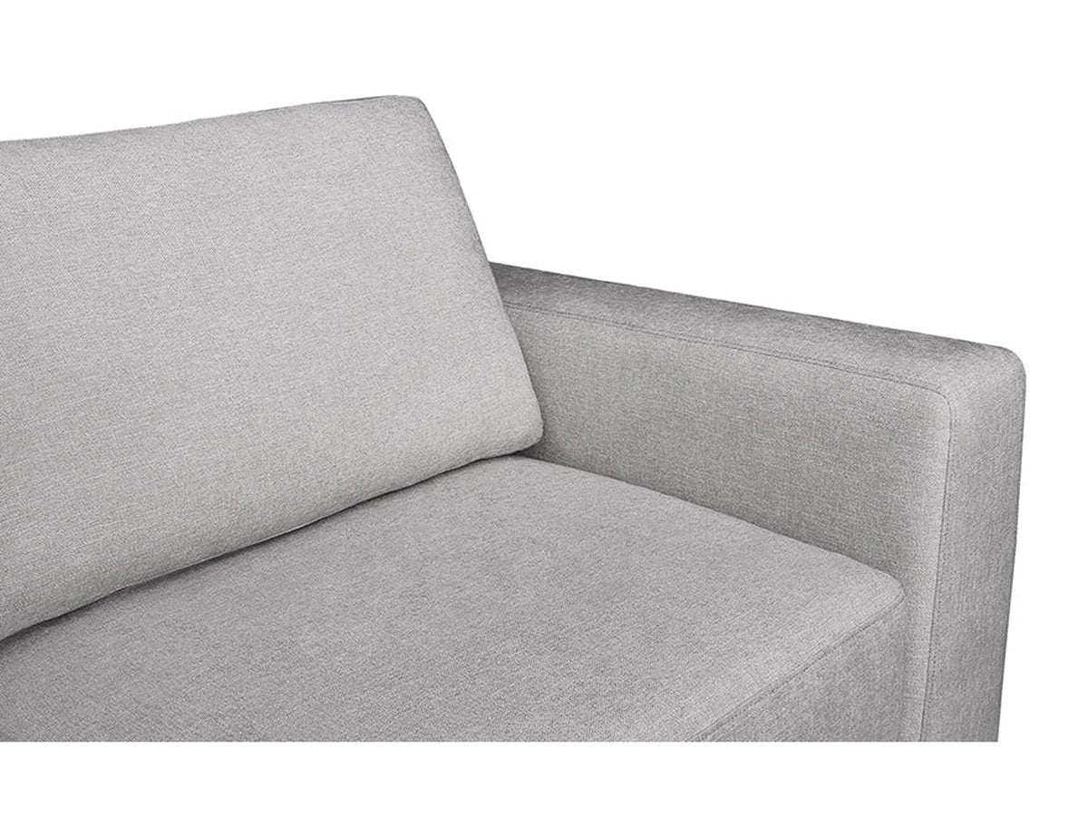 Elliot Fabric Sectional - Light Gray - Abbyson - Living Room