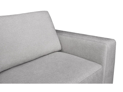 Elliot Fabric Sectional - Light Gray - Abbyson - Living Room