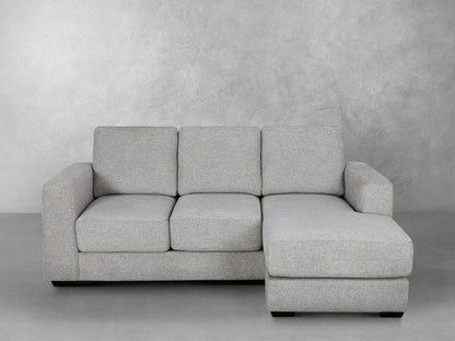 Elliot Fabric Sofa Chaise Sectional - Light Gray - Abbyson - Living Room