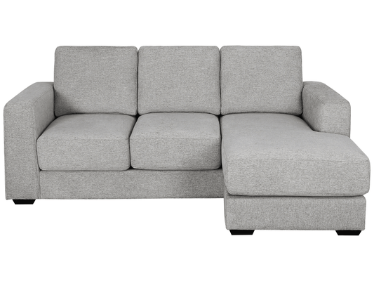 Elliot Fabric Sofa Chaise Sectional - Light Gray - Abbyson - Living Room