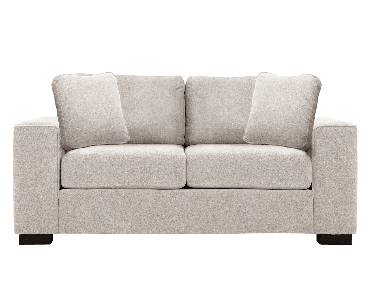 Emmeline Fabric Loveseat - Light Gray - Abbyson - Living Room