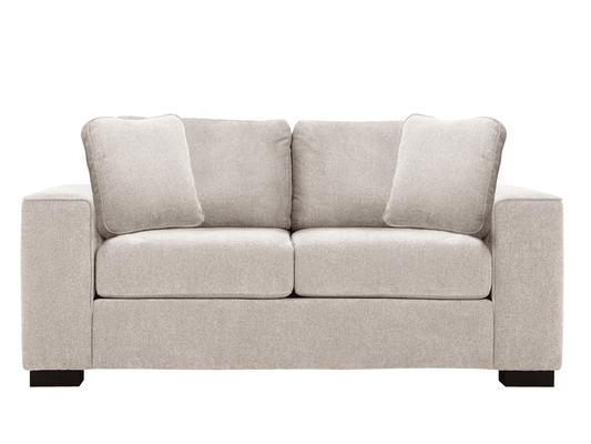 Emmeline Fabric Loveseat - Light Gray - Abbyson - Living Room