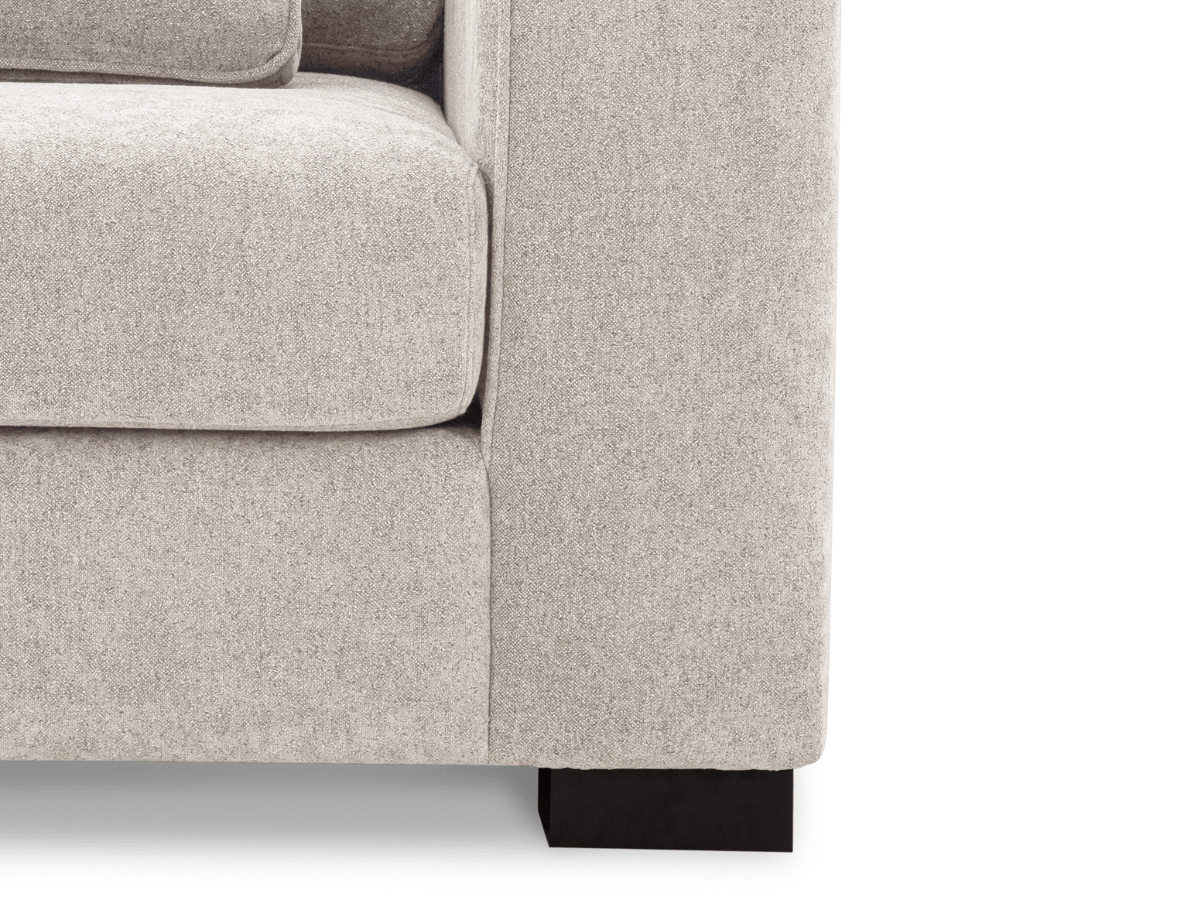 Emmeline Fabric Loveseat - Light Gray - Abbyson - Living Room