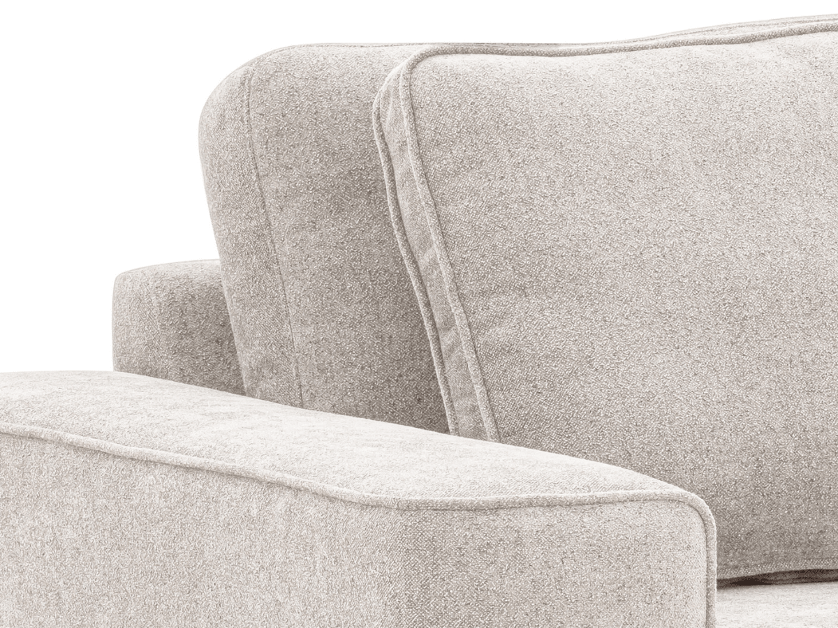 Emmeline Fabric Loveseat - Light Gray - Abbyson - Living Room