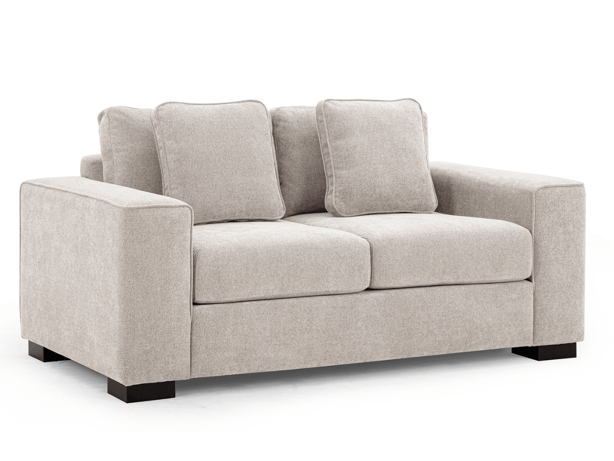 Emmeline Fabric Loveseat - Light Gray - Abbyson - Living Room