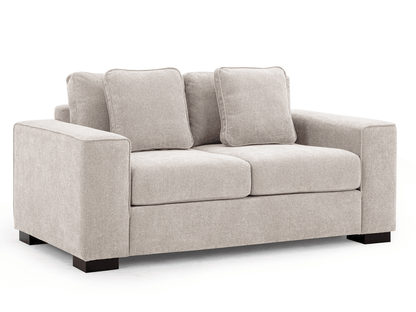 Emmeline Fabric Loveseat - Light Gray - Abbyson - Living Room