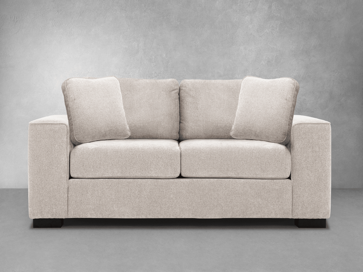 Emmeline Fabric Loveseat - Light Gray - Abbyson - Living Room