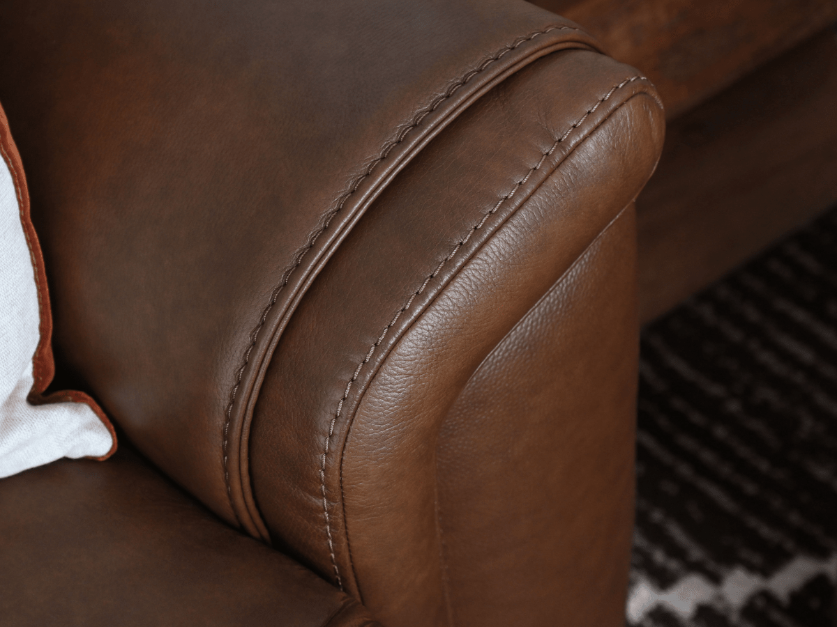 Gilmore Leather Manual Recliner - Abbyson - Living Room