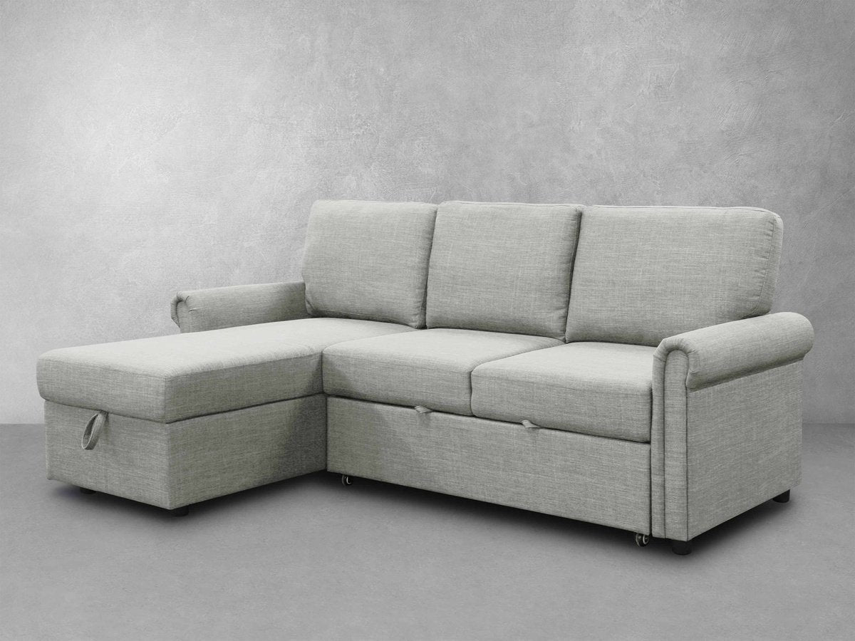 Hamilton Storage Sofa Bed Reversible Sectional - Gray - Abbyson - Living Room