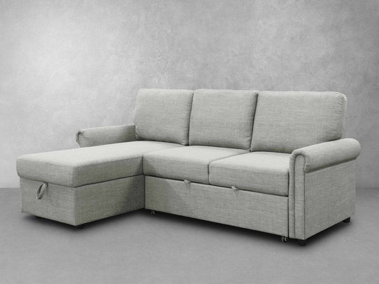 Hamilton Storage Sofa Bed Reversible Sectional - Gray - Abbyson - Living Room
