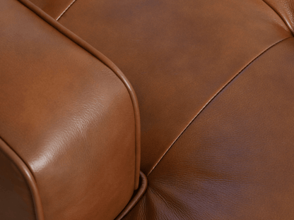 Holloway Mid-Century Leather Armchair - Abbyson - Living Room