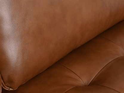 Holloway Mid-Century Leather Armchair - Abbyson - Living Room