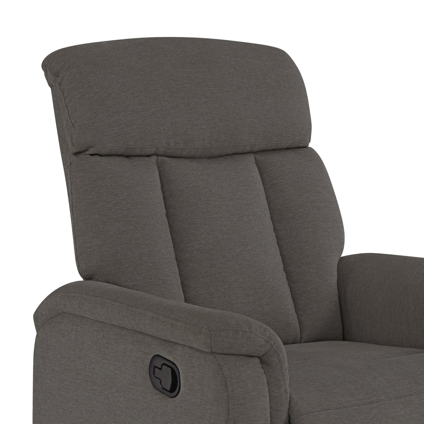 Irving Fabric Manual Recliner - Gray - Abbyson - Chair