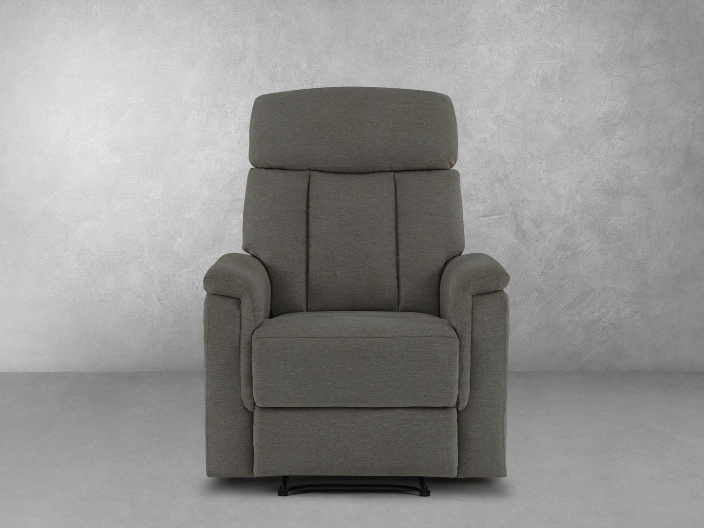 Irving Fabric Manual Recliner - Gray - Abbyson - Chair