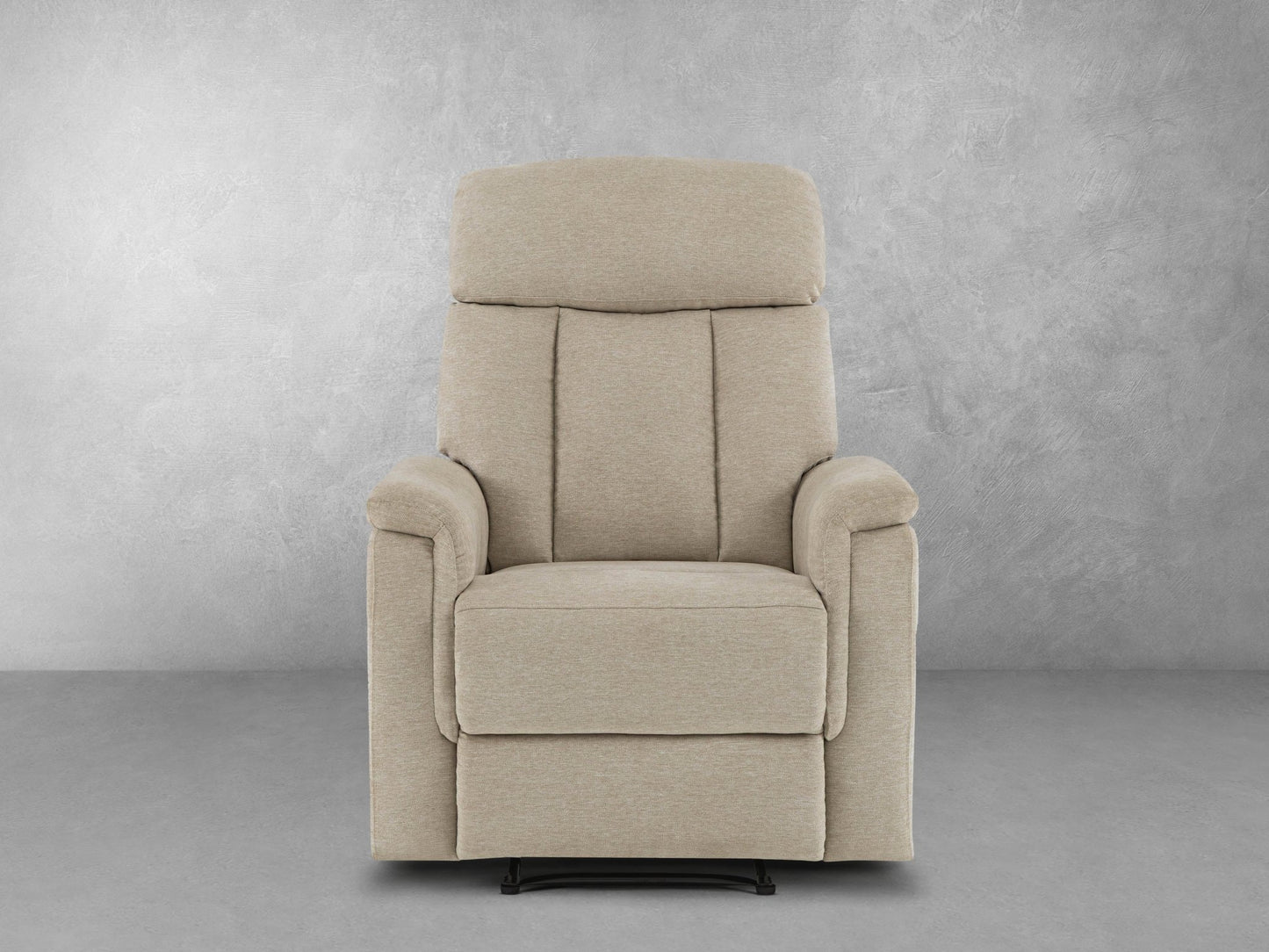 Irving Fabric Manual Recliner - Sand - Abbyson - Chair